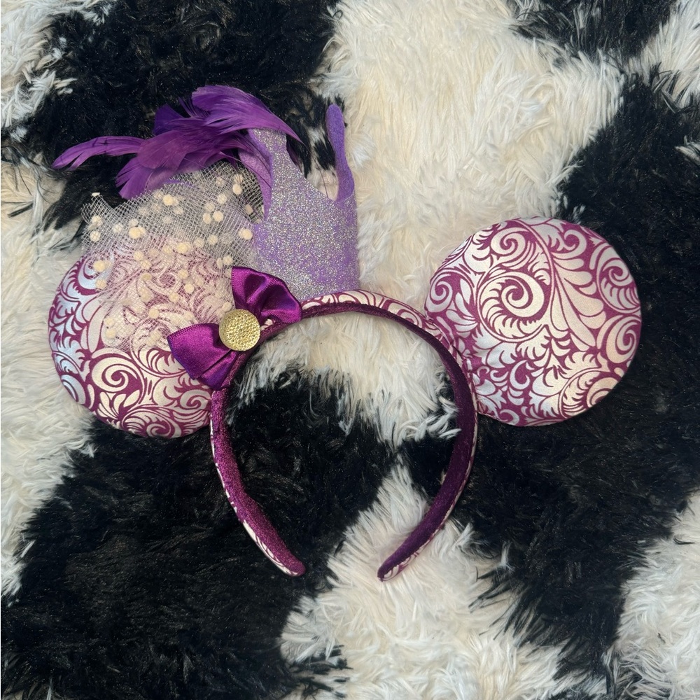 Purple Crown Minnie Ears